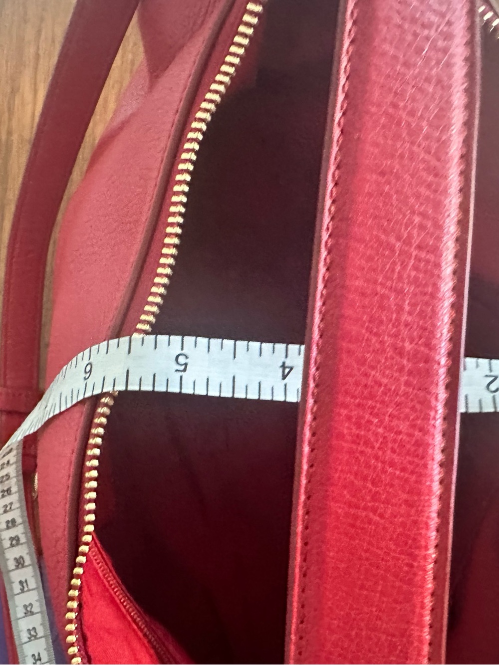 Coach Celeste bag red pebble leather NWT - Picture 10 of 10